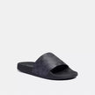 Coach Udele Sport Slide In Signature Canvas - Charcoal/Black