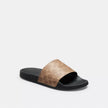 Coach Udele Sport Slide In Signature Canvas - Tan