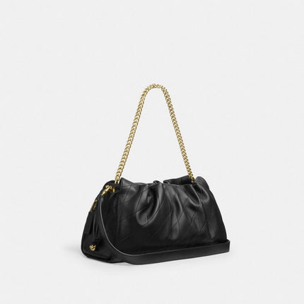 [At India] COACH Faye Large Shoulder Bag With Quilting