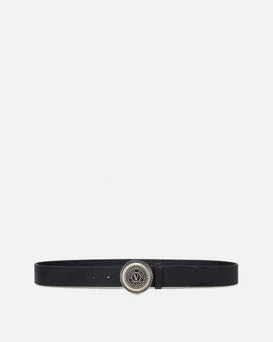 VERSACE JEANS V-Emblem Round Belt image 1