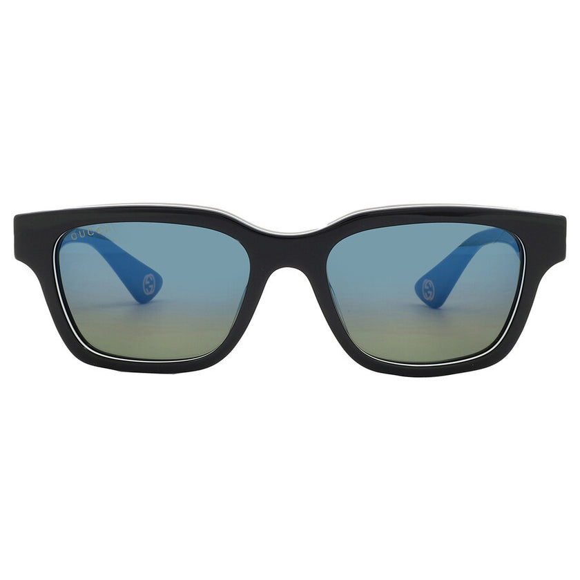 Gucci Blue Gradient Square Men's Sunglasses image 3