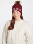 Guess Logo Hat And Scarf Gift Set - Red image 5