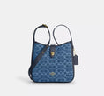 COACH Hadley Convertible Crossbody Bag In Signature Denim - Gold/Indigo