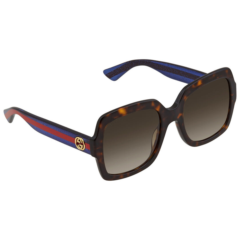 GUCCI Brown Square Ladies Sunglasses GG0036SN 004 54 image 2