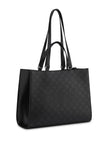 Guess Forber Perforated Logo Carryall - Black image 1