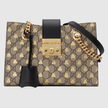 GUCCI Padlock small GG bees shoulder bag image 1