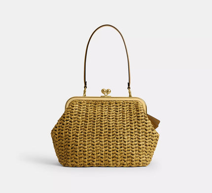 COACH Kisslock Frame Bag 27 - Muted Olive