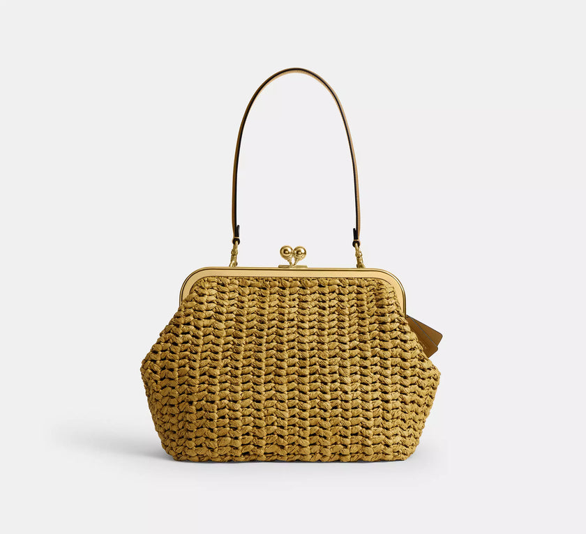 COACH Kisslock Frame Bag 27 - Muted Olive