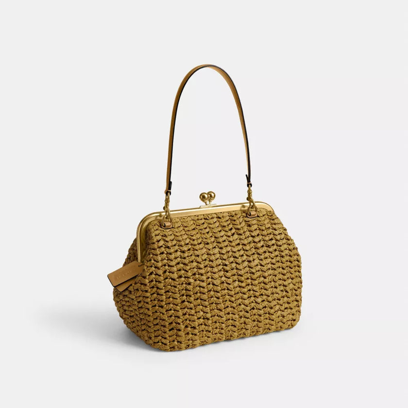 COACH Kisslock Frame Bag 27 - Muted Olive