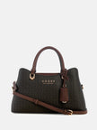 Guess Kiran Logo Satchel - Brown image 0