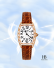 [Brand New] Franck Muller Tonneau Curvex Mother-of-Pearl Diamond 1752BQZ MOP D1R 5N 25 × 29 mm