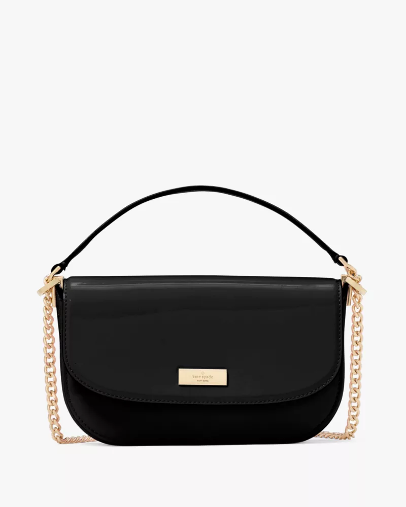KATE SPADE Krista Patent Chain Crossbody - Black image