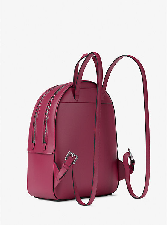 MICHAEL KORS Jaycee Medium Pebbled Leather Backpack - Frambuesa Oscuro image 3