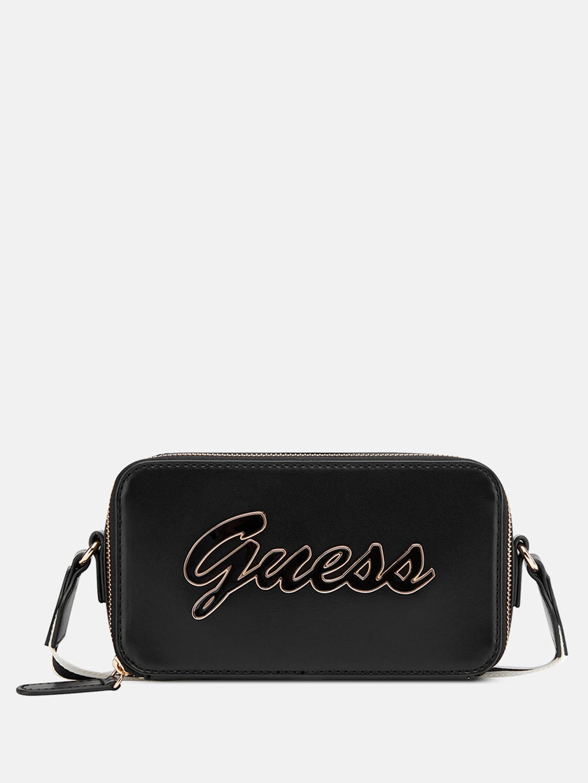 Guess Carrara Double-Zip Mini Crossbody - Black image 0