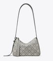 TORY BURCH Small Romy T Monogram Shoulder Bag - Gray image 2