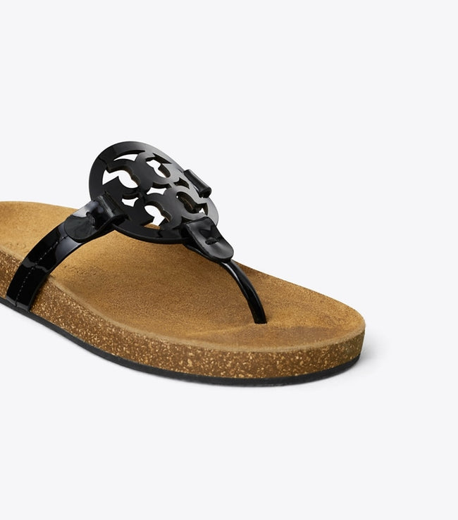 [AT DELHI] Miller Cloud Sandal - Perfect Black / Natural image 1