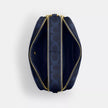 COACH Carey Crossbody Bag In Signature Canvas - Gold/Navy