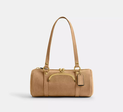 COACH Kisslock Barrel Bag 28