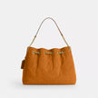 COACH Evelyn Shoulder Bag With Quilting And Charm