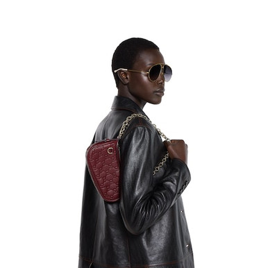 GUCCI GG Emblem Mini Shoulder Bag image 1