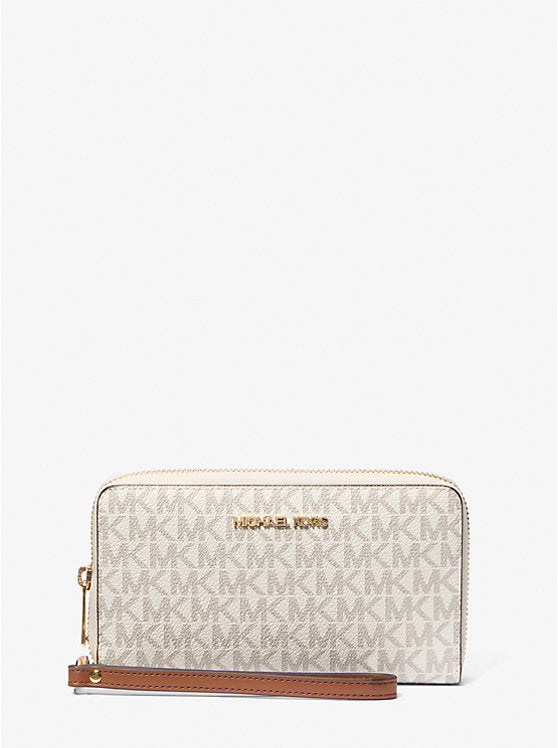 MICHAEL KORS Jet Set Signature Logo Smartphone Wristlet image 0