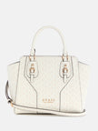 Guess Gemma Logo Satchel - White image 0