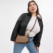 COACH Teri Shoulder Bag In Signature Canvas Gold/Tan/Brown image 3