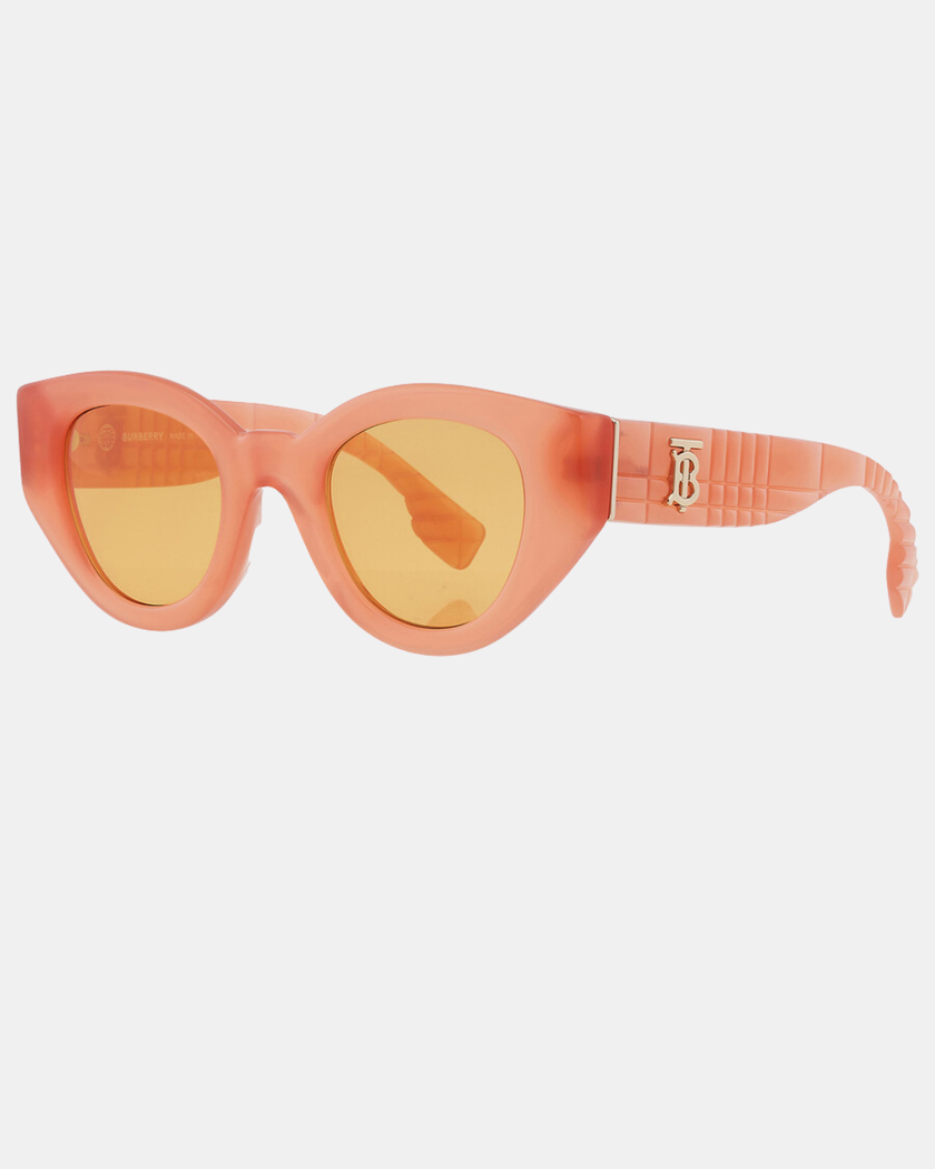BURBERRY Meadow Orange Oval Ladies Sunglasses (Arriving In Delhi) image 0