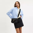 COACH Amelia Saddle Bag - Gold/Black