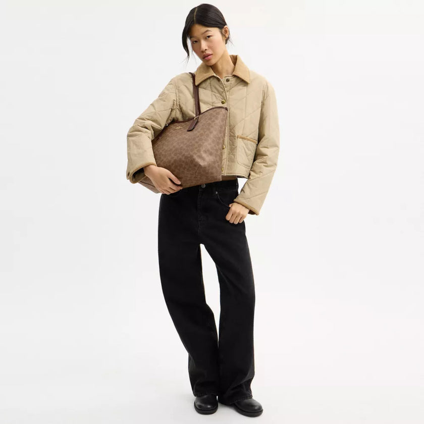 COACH City Tote Bag In Signature Canvas