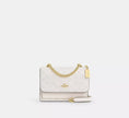 COACH Mini Klare Crossbody Bag In Signature Canvas  - Gold/White/Chalk