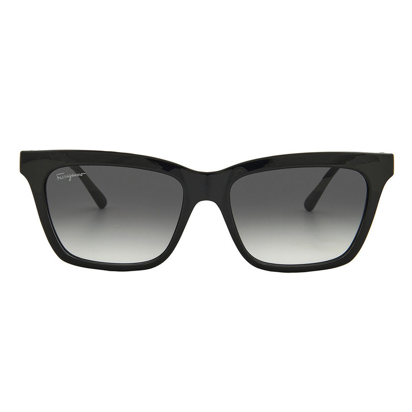 [AT DELHI] SALVATORE FERRAGAMO Grey Gradient Rectangular Ladies Sunglasses image 0