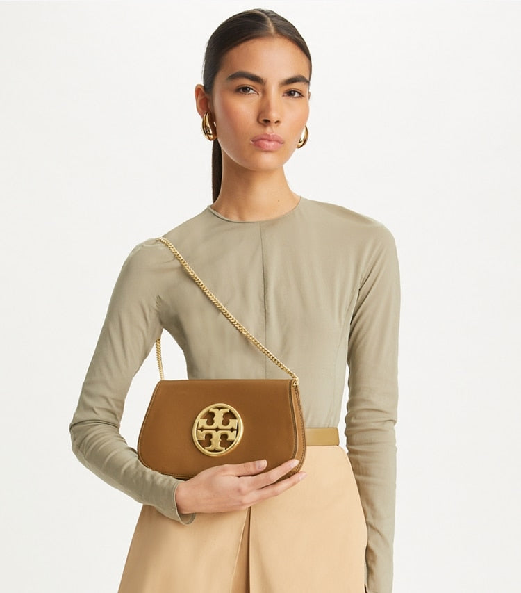 [AT DELHI] TORY BURCH Reva Clutch - Tiger'S Eye image 1