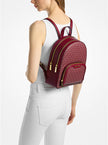 MICHAEL KORS Jaycee Medium Signature Logo Backpack - Cherry image 1