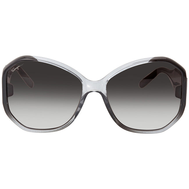[AT DELHI] FERRAGAMO Grey Gradient Butterfly Ladies Sunglasses image 0