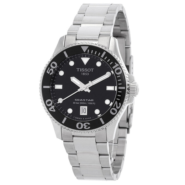 TISSOT Seastar 1000 Quartz Black Dial Unisex Watch image 0