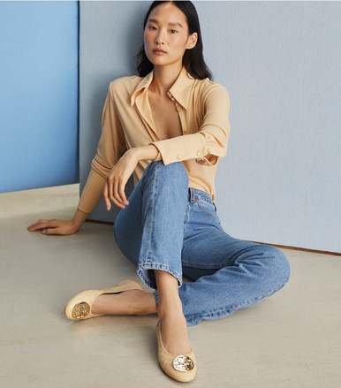 TORY BURCH Claire Quilted Ballet image 3