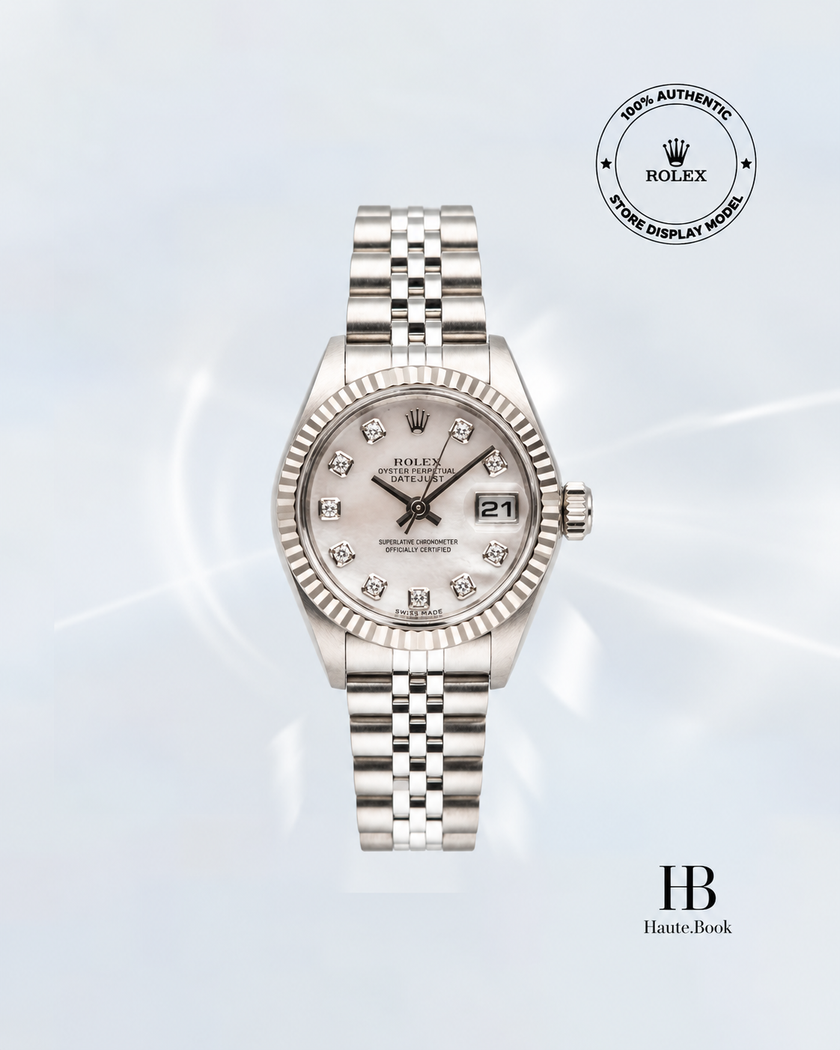 [Store Display] Rolex Datejust White Jubilee Stainless Steel 26 mm