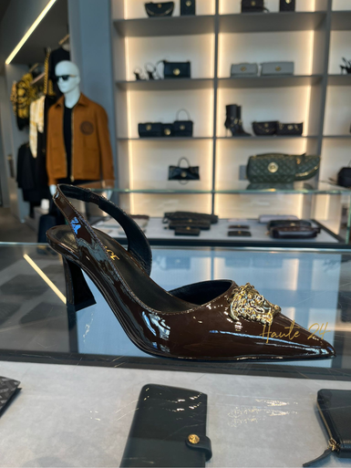 VERSACE Sling Red Women‘s Pump Shoes image 0