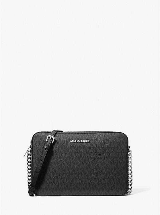 MICHAEL KORS Jet Set Large Logo EW Crossbody  Bag - Black image 0