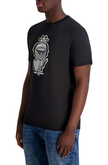 KARL LAGERFELD Outline Karl Amour Cotton Graphic T-Shirt - Black image 1