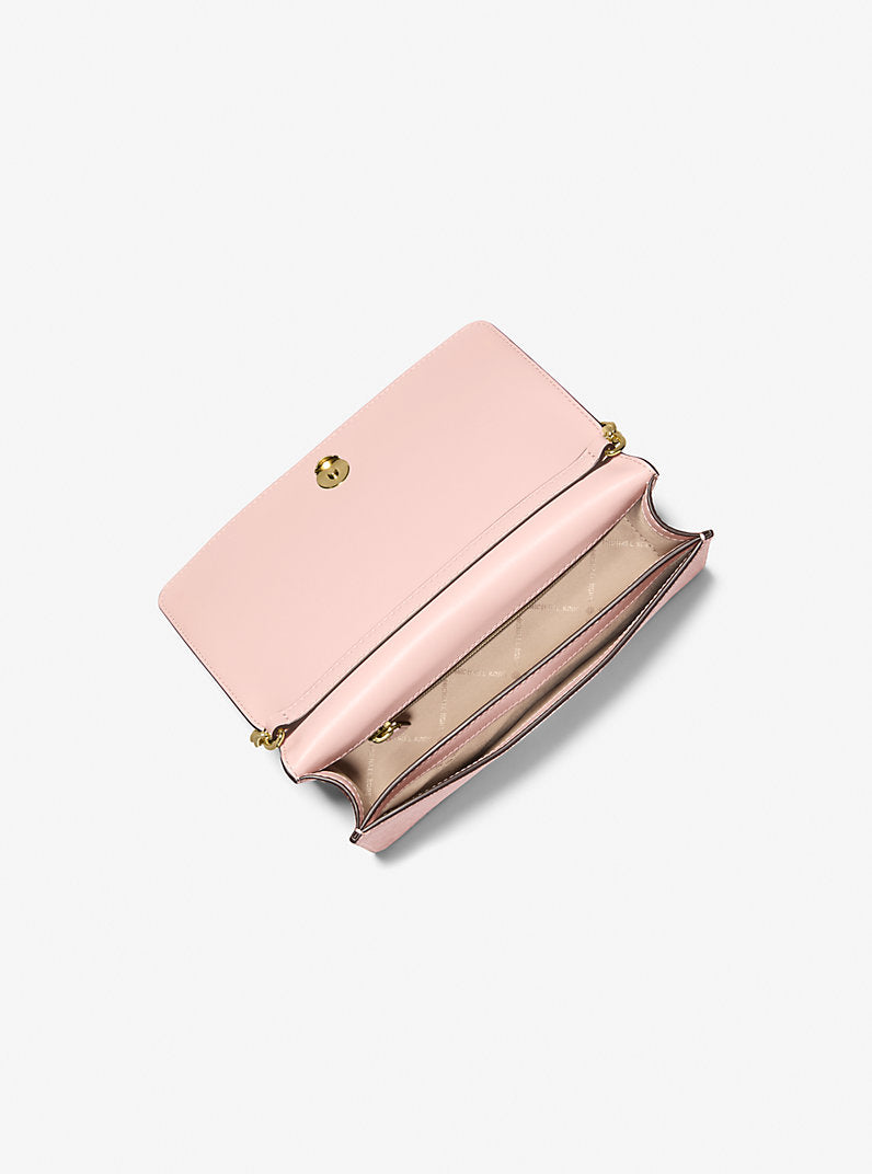 MICHAEL KORS Jet Set Medium Signature Logo Crossbody Bag - POWDER BLUSH image 2