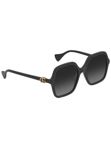 GUCCI  Grey Square Ladies Sunglasses GG1072S 001 56 image 1