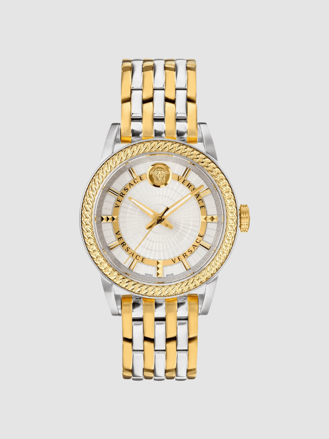 [AT DELHI] VERSACE Men's Quartz Swiss Made Two Tone image 1
