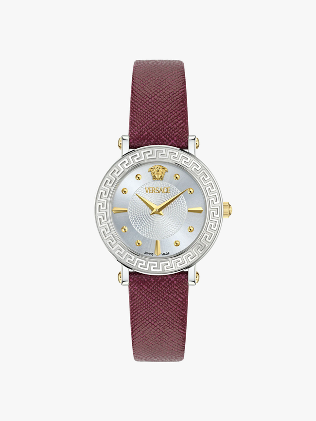 VERSACE Greca Sphere Quartz Silver Dial Ladies Watch image 0
