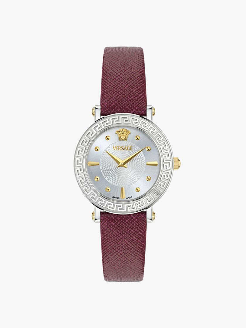 VERSACE Greca Sphere Quartz Silver Dial Ladies Watch image 0