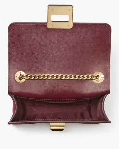 KATE SPADE Phoebe Suede Turnlock Mini Flap Crossbody ( Arriving In Delhi ) image 1