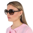SALVATORE FERRAGAMO Salvatore Grey gradient Oval Ladies Sunglasses (Arriving In Delhi) image 1