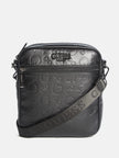 Guess Gio Logo Top-Zip Crossbody - Black image 0