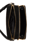 Guess Avelina Rhinestone Logo Double-Zip Crossbody - Black image 3